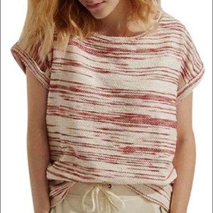 Lou & Grey Pottery Red Spaceknit Sweatshirt Tee